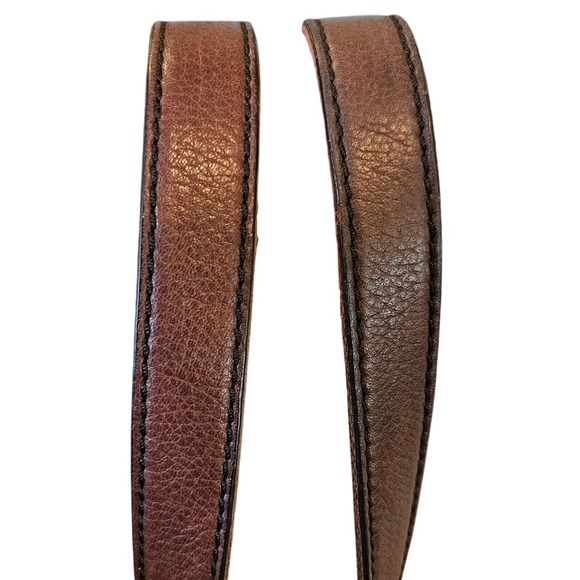 Fossil Key Per Brown Floral Coated Canvas Tote Shoulder Bag Purse Handbag - Picture 5 of 10